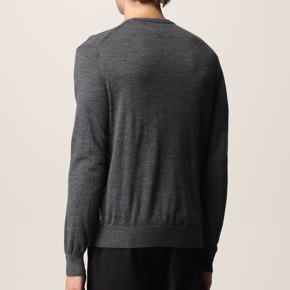 A|X Armani Exchange Men's Sweater Virgin Wool Grey Size 2XL 8NZM3A ZM8AZ NEW $90 - Picture 3 of 13
